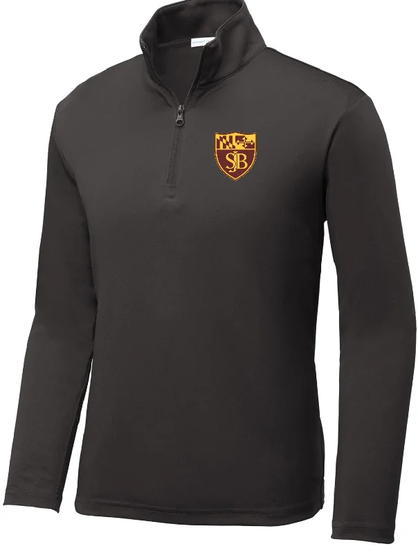 Luxury And Elegant SJB Embroidered Youth 1/4-Zip Pullover