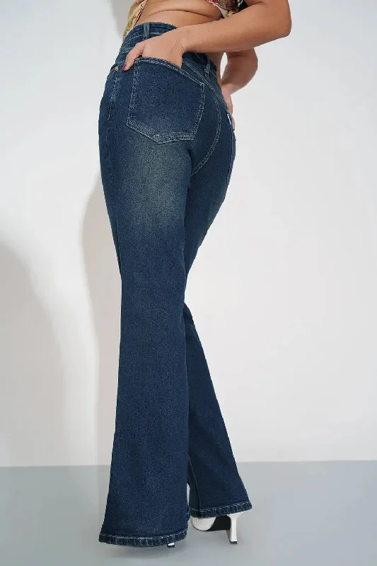 High-quality Fabrics Rodeo Blue Bootcut Jeans
